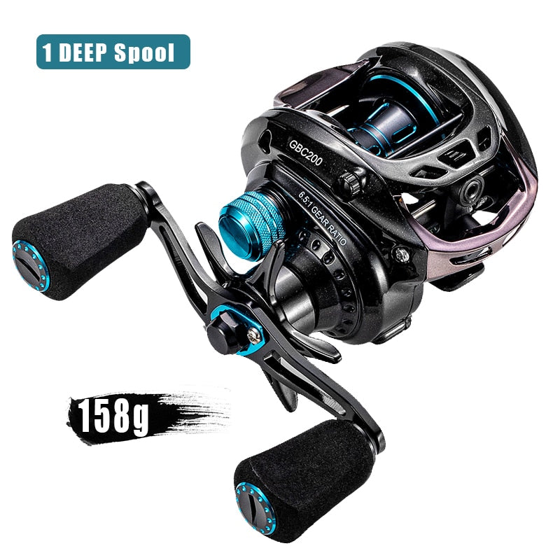 BFS-Bait Finesse System Ultralight 150g Baitcasting Reel. Double Spool 5KG Drag