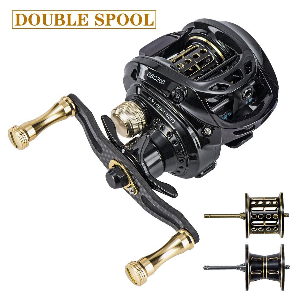 BFS-Bait Finesse System Ultralight 150g Baitcasting Reel. Double Spool 5KG Drag
