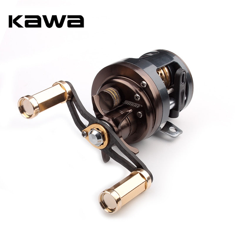 KAWA Round BFS Casting Reel 11+1 Bearings Light Weight Alloy Spool