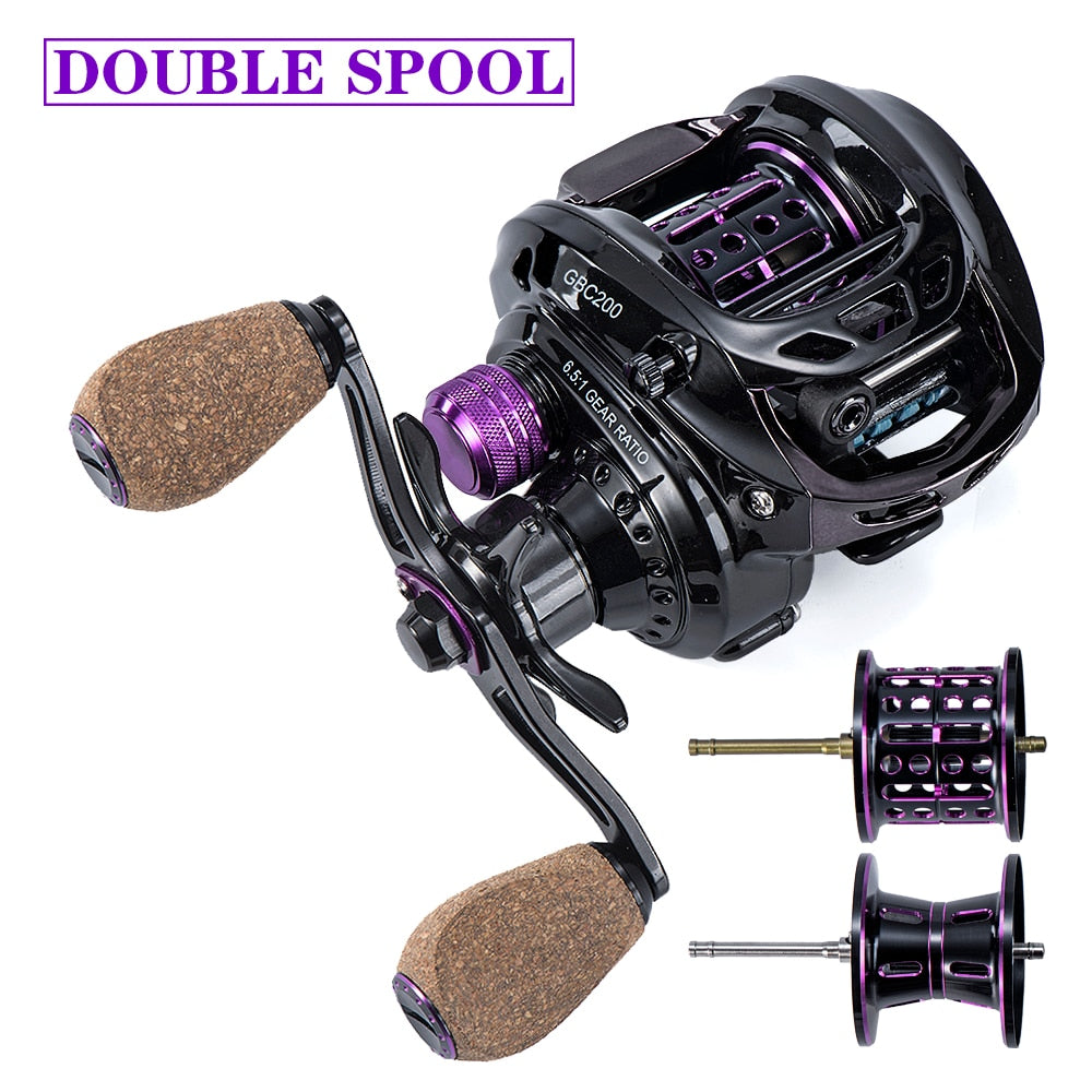 BFS-Bait Finesse System Ultralight 150g Baitcasting Reel. Double Spool 5KG Drag