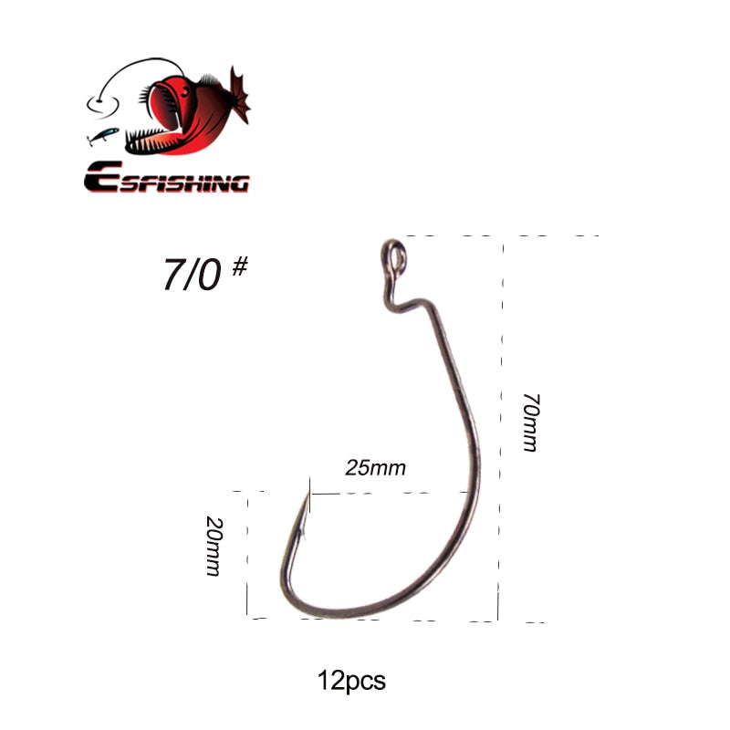 Finesse EWG Carbon Steel Fishing Hooks – BFS Tackle Direct