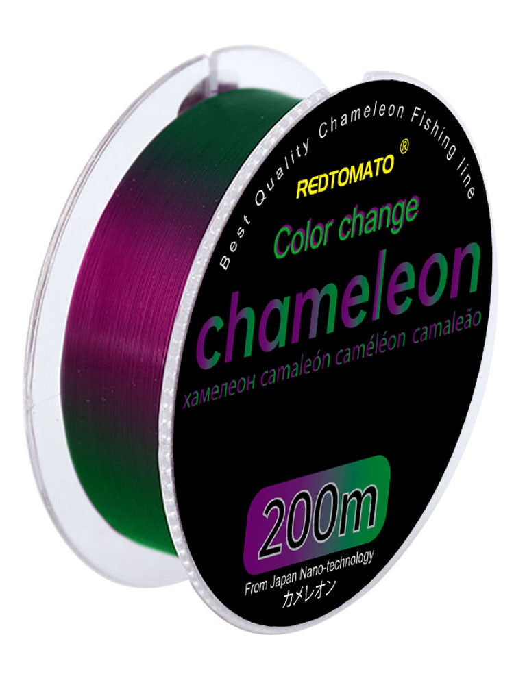 200m Color Changing Fishing Line Fluorocarbon Coated Monofilament