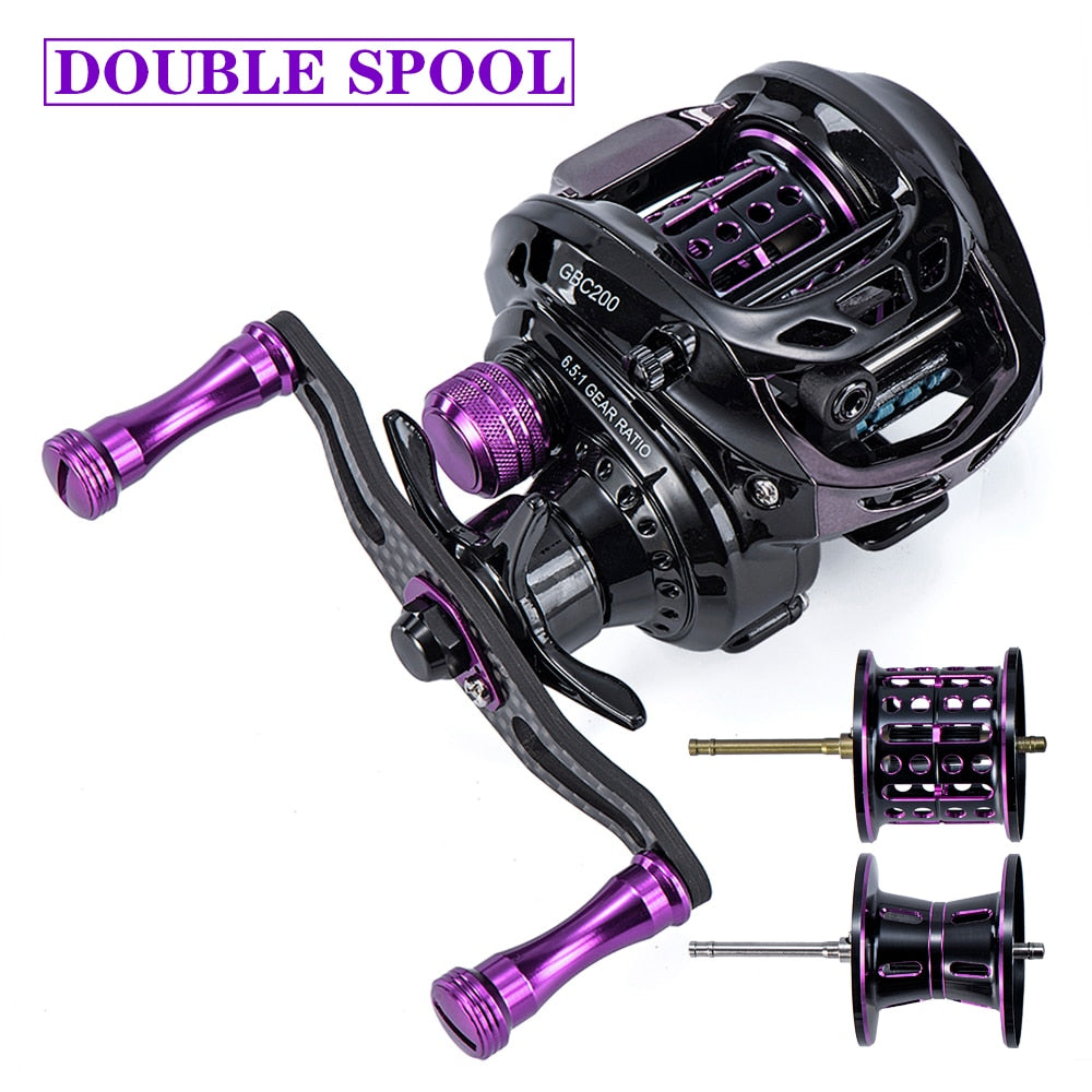 BFS-Bait Finesse System Ultralight 150g Baitcasting Reel. Double Spool 5KG Drag