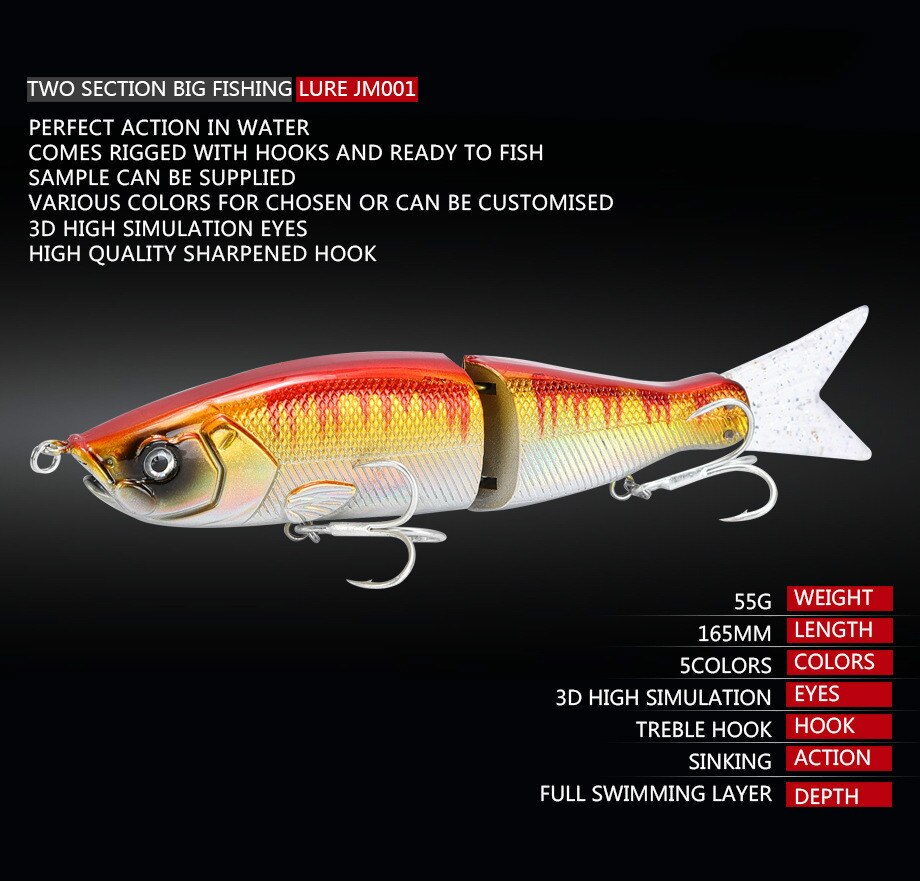 S-Waver Style Glide Bait By Ouga Fish