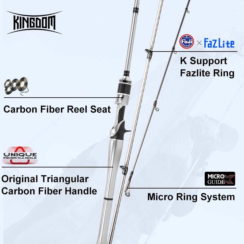 SILVER NEEDLE Carbon Fiber BFS Casting Rod