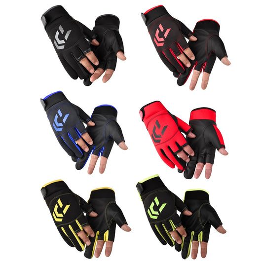 Anti-Slip Fishing Gloves Wear-resistant Summer Outdoor Breathable Angling Cycling Sports Gloves Fishing Apparel